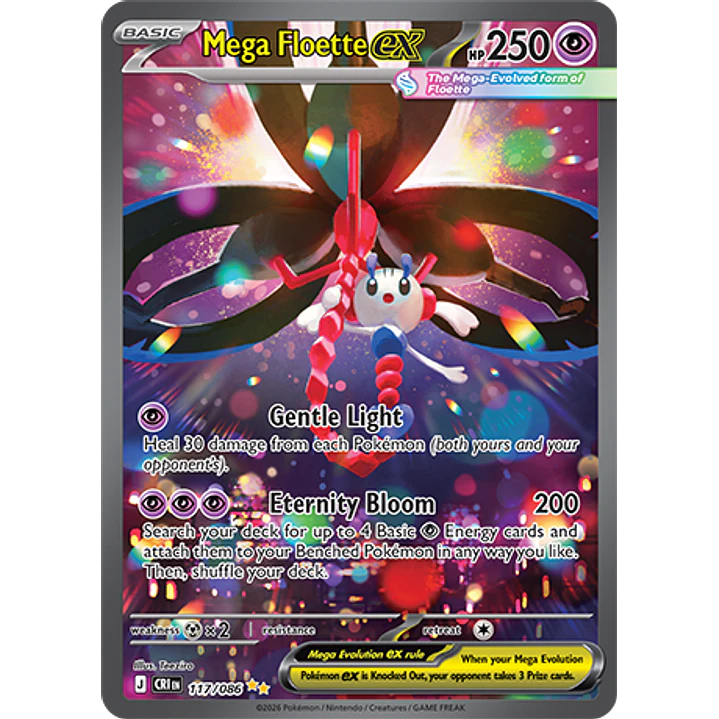 Mega Floette ex #117/86 Chaos Rising 1