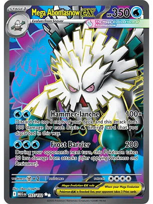 Mega Abomasnow ex #157/132 Mega Evolution