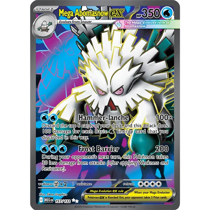 Mega Abomasnow ex #157/132 Mega Evolution 1