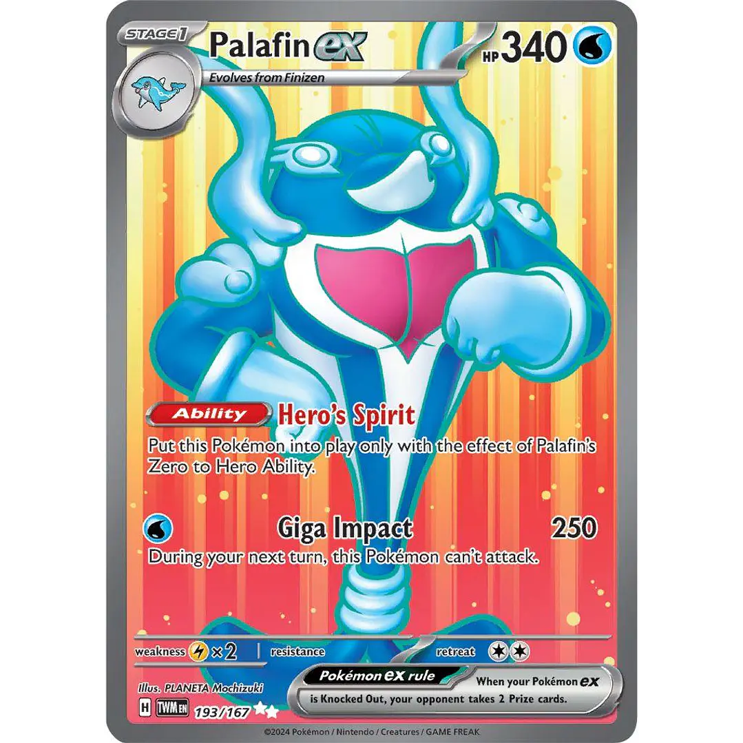 Palafin ex #193/167 Pokémon Twilight Masquerade 1