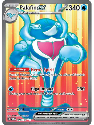 Palafin ex #193/167 Pokémon Twilight Masquerade