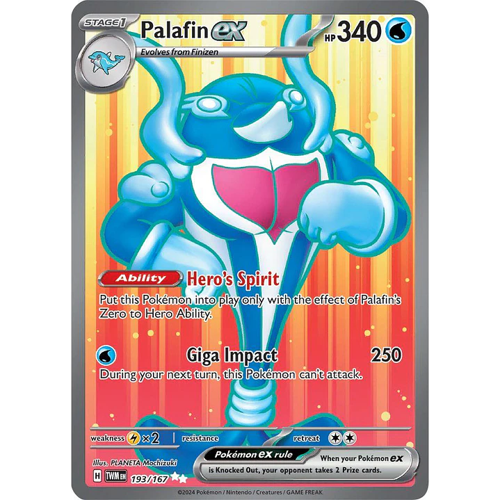 Palafin ex #193/167 Pokémon Twilight Masquerade 1