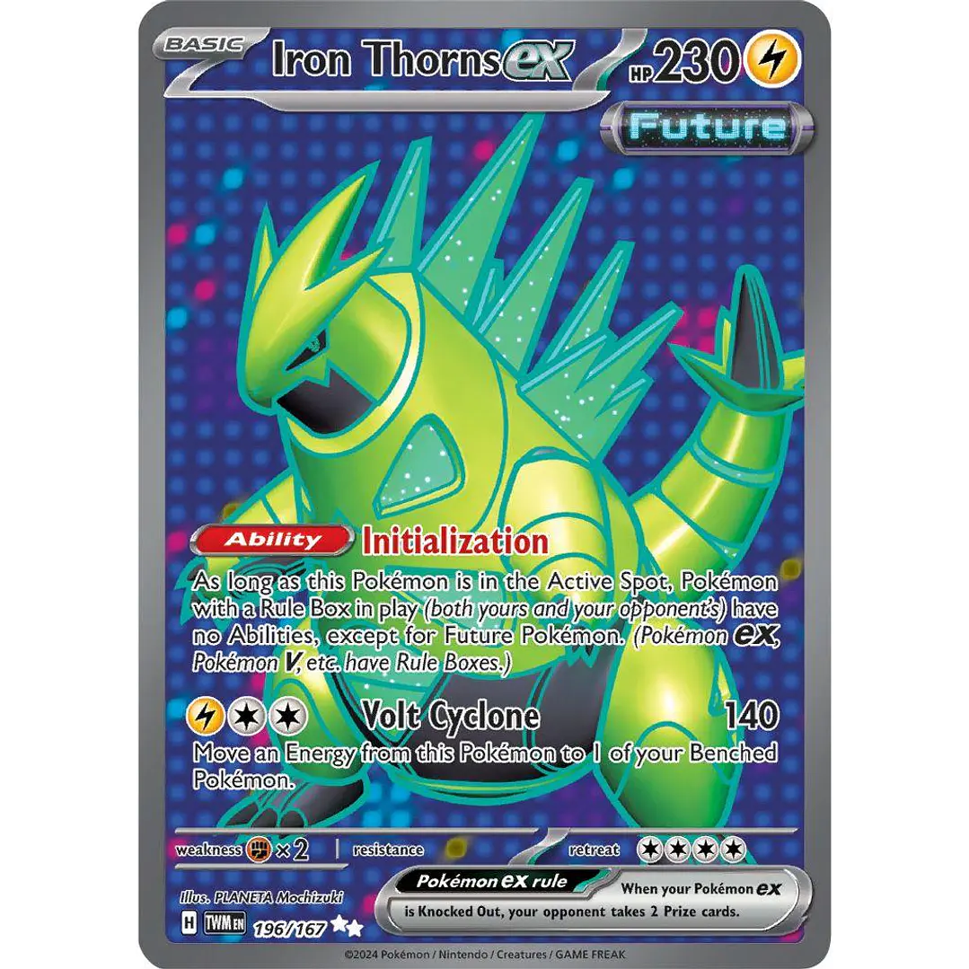 Iron Thorns ex #196/167 Pokémon Twilight Masquerade 1