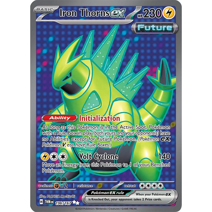 Iron Thorns ex #196/167 Pokémon Twilight Masquerade 1