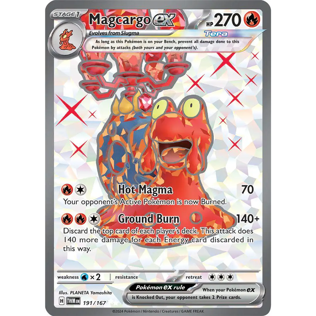 Magcargo ex #191/167 Pokémon Twilight Masquerade 1