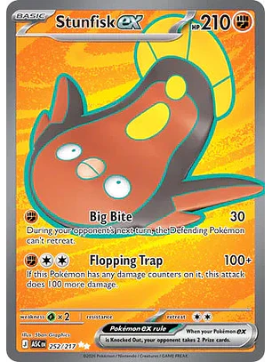 Stunfisk ex - 252/217 Ascended Heroes
