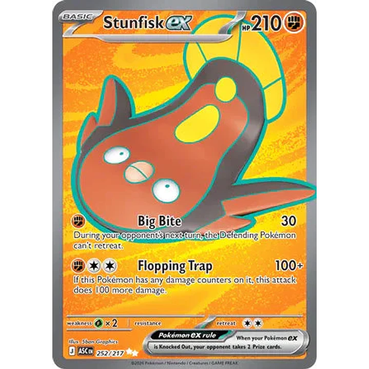 Stunfisk ex - 252/217 Ascended Heroes 1