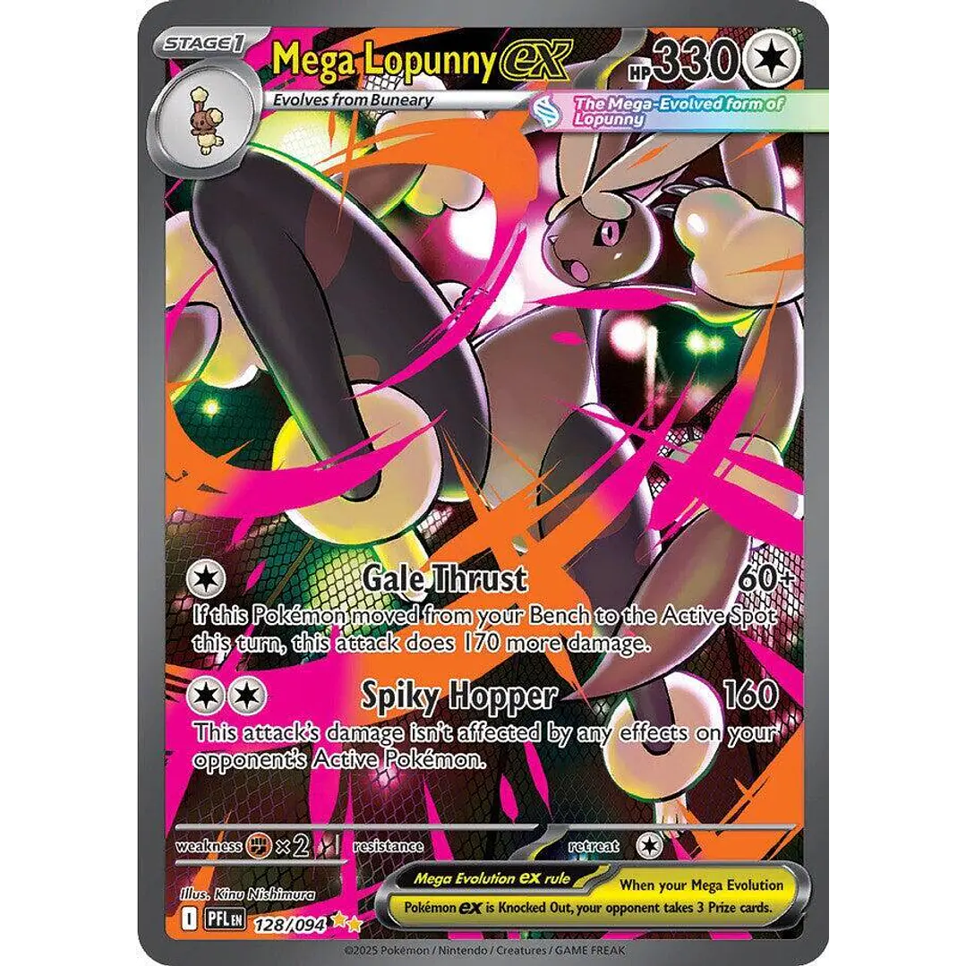 Mega Lopunny ex #128/94 Phantasmal Flames 1