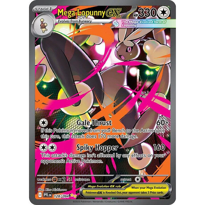 Mega Lopunny ex #128/94 Phantasmal Flames 1