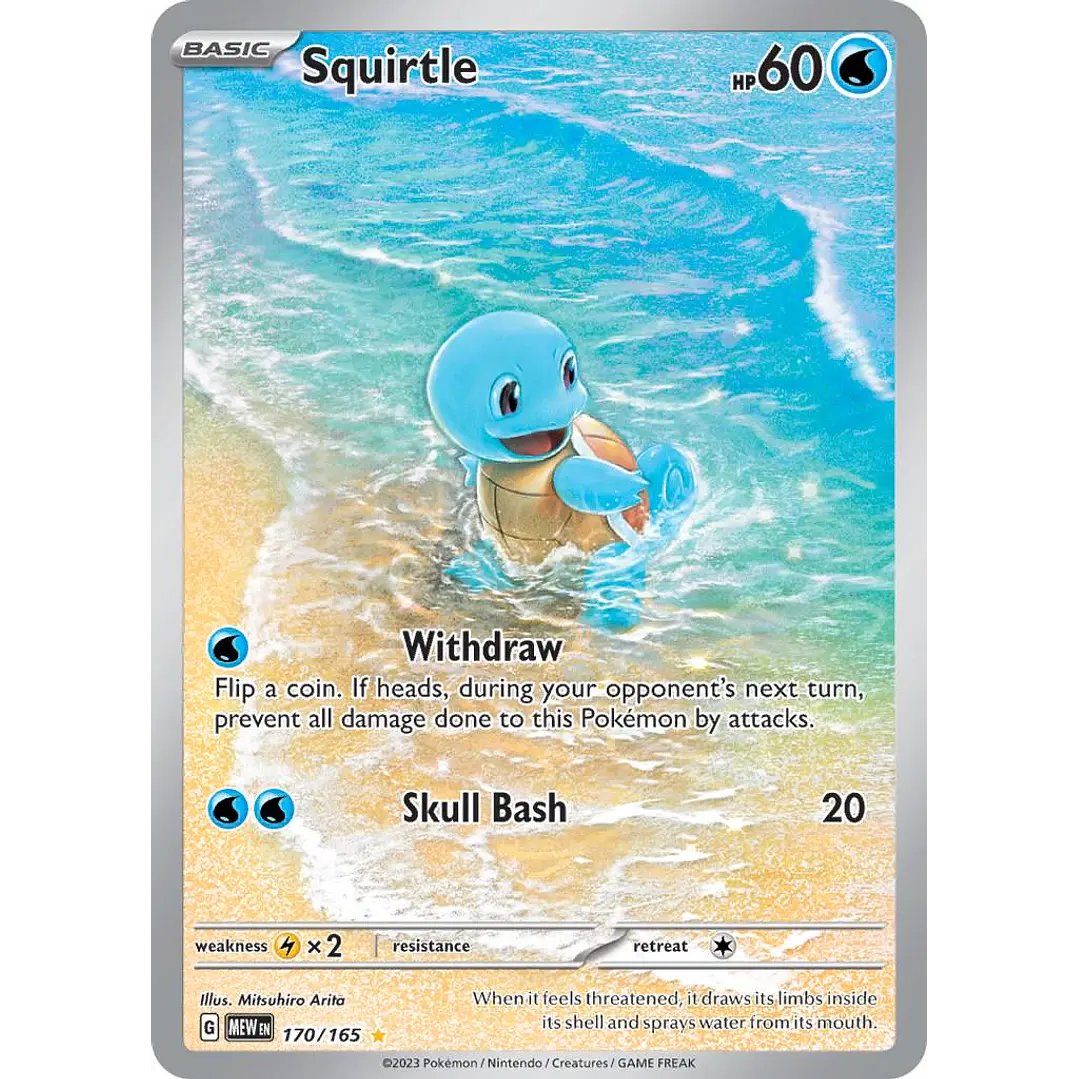 Squirtle #170/165 Pokémon Scarlet & Violet 151 1
