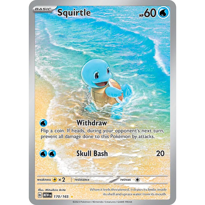 Squirtle #170/165 Pokémon Scarlet & Violet 151 1
