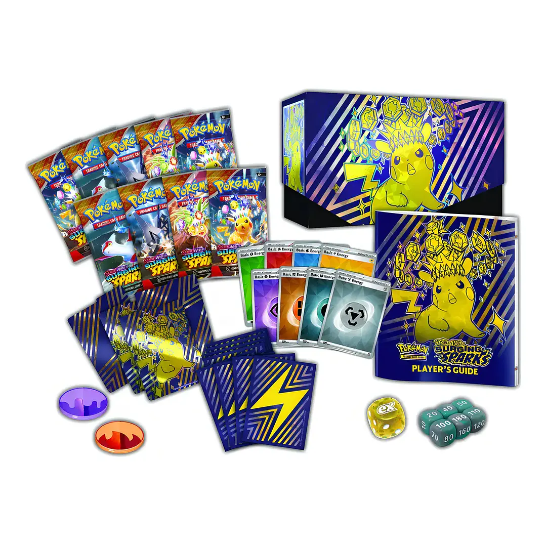 Pokémon Tcg Surging Sparks Elite Trainer Box - Inglés - ETB 2