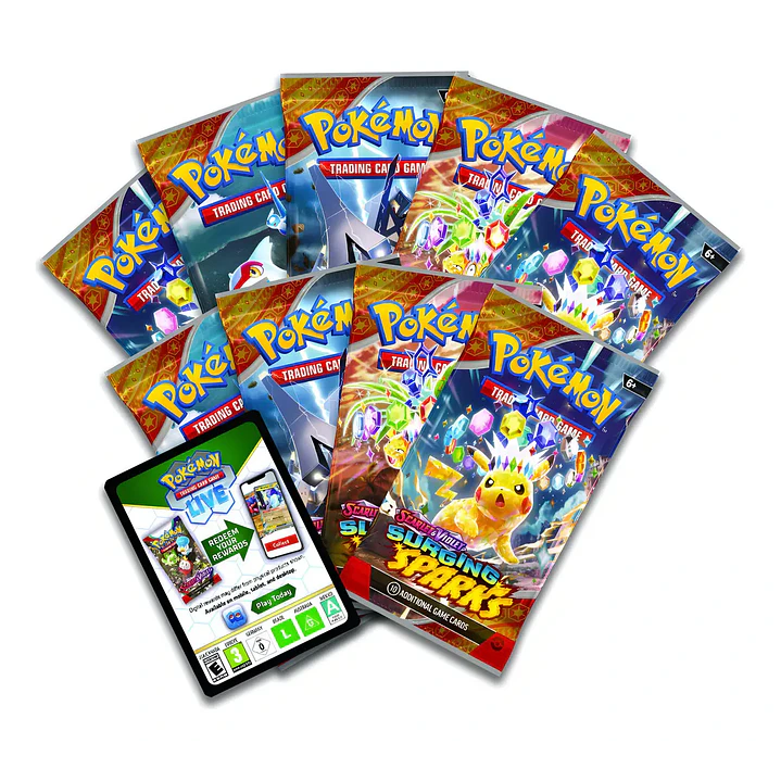 Pokémon Tcg Surging Sparks Elite Trainer Box - Inglés - ETB 3