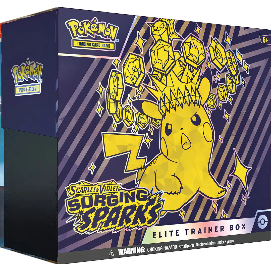 Pokémon Tcg Surging Sparks Elite Trainer Box - Inglés - ETB 1