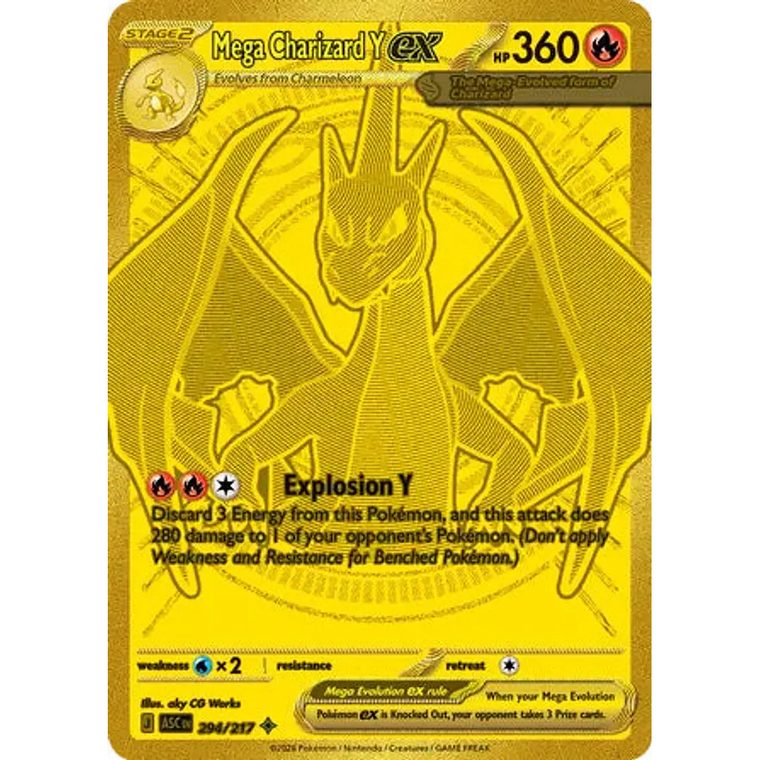 Mega Charizard Y ex - 294/217 Ascended Heroes 1