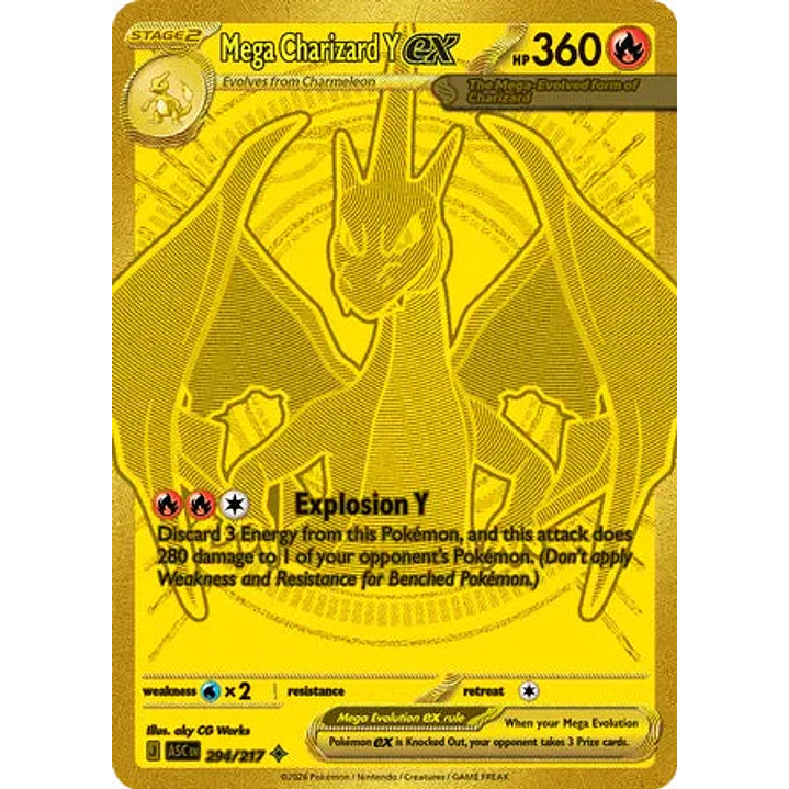Mega Charizard Y ex - 294/217 Ascended Heroes 1