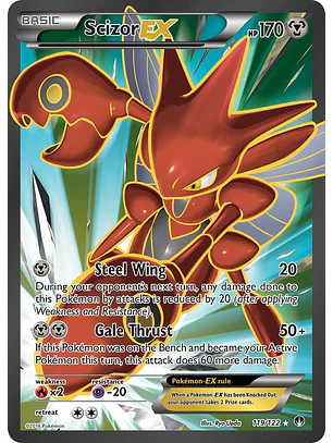 Scizor EX #119/122 Pokémon BREAKpoint