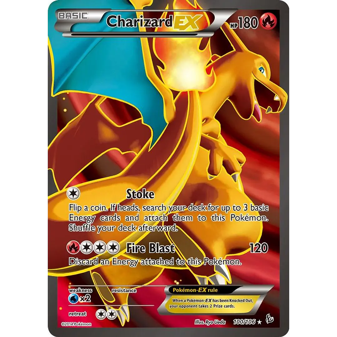 Charizard EX #100/106 Pokémon Flashfire 1