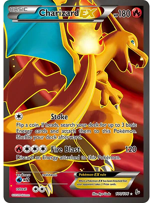 Charizard EX #100/106 Pokémon Flashfire