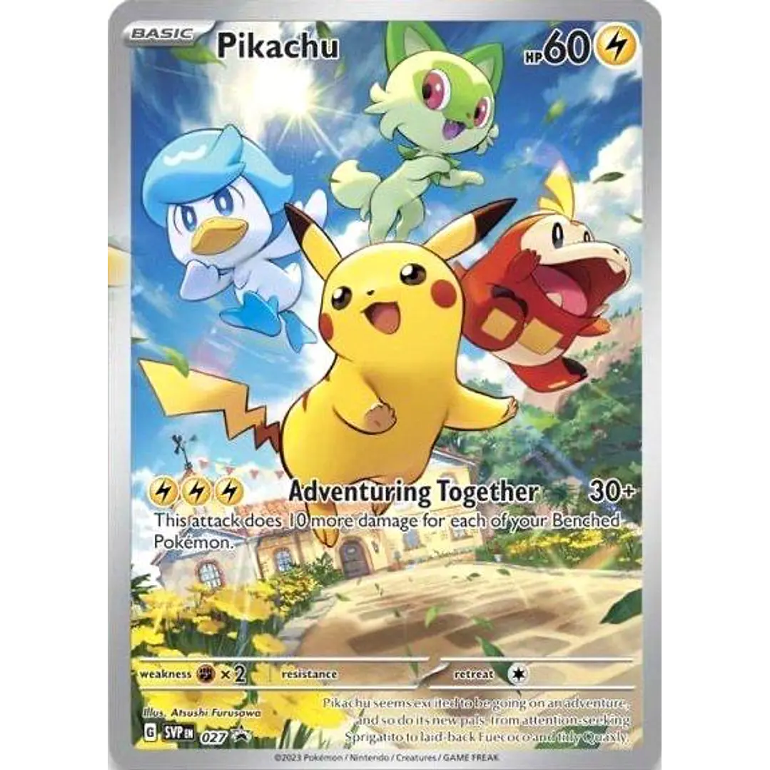 Pikachu [Paldea] #27 Pokémon Promo (Sellado) 1