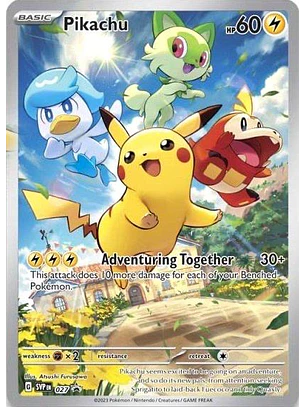 Pikachu [Paldea] #27 Pokémon Promo (Sellado)