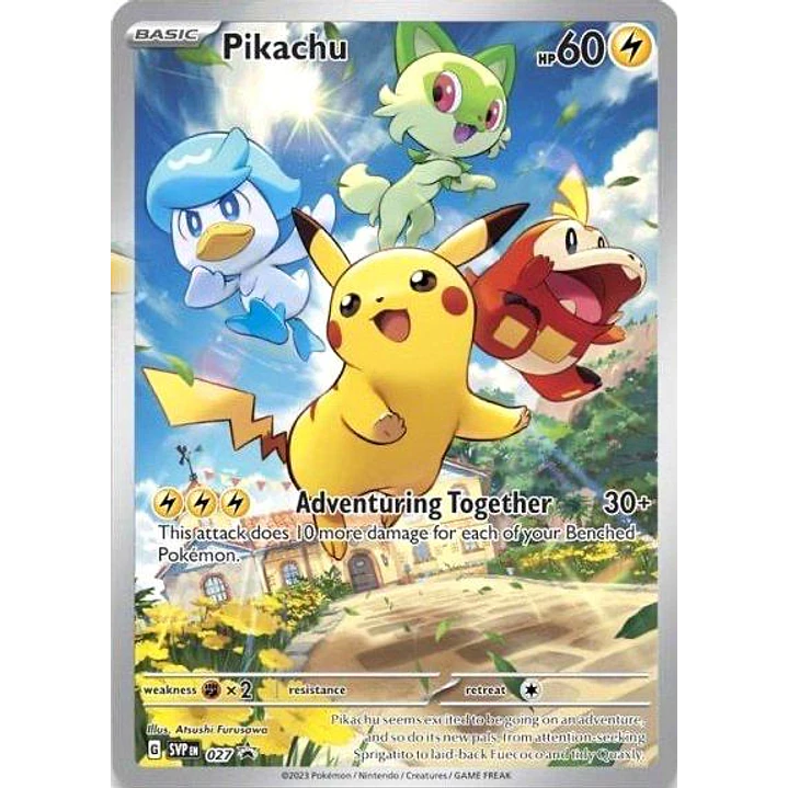 Pikachu [Paldea] #27 Pokémon Promo (Sellado) 1
