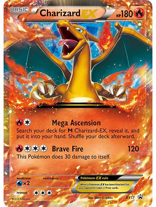 Charizard EX #XY17 Pokémon Promo