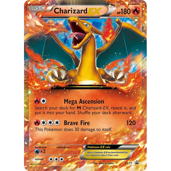 Charizard EX #XY17 Pokémon Promo 1