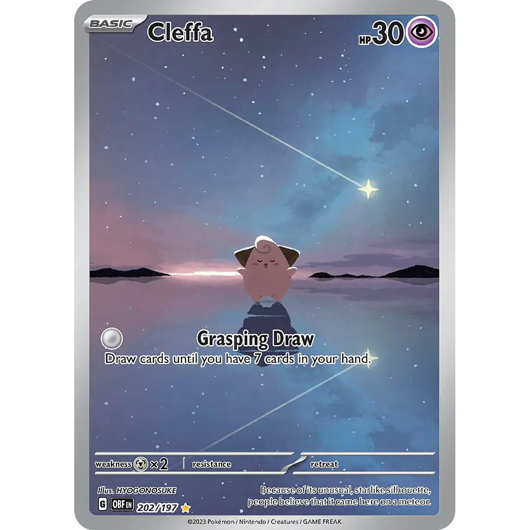 Cleffa #202/197 Pokémon Obsidian Flames 1
