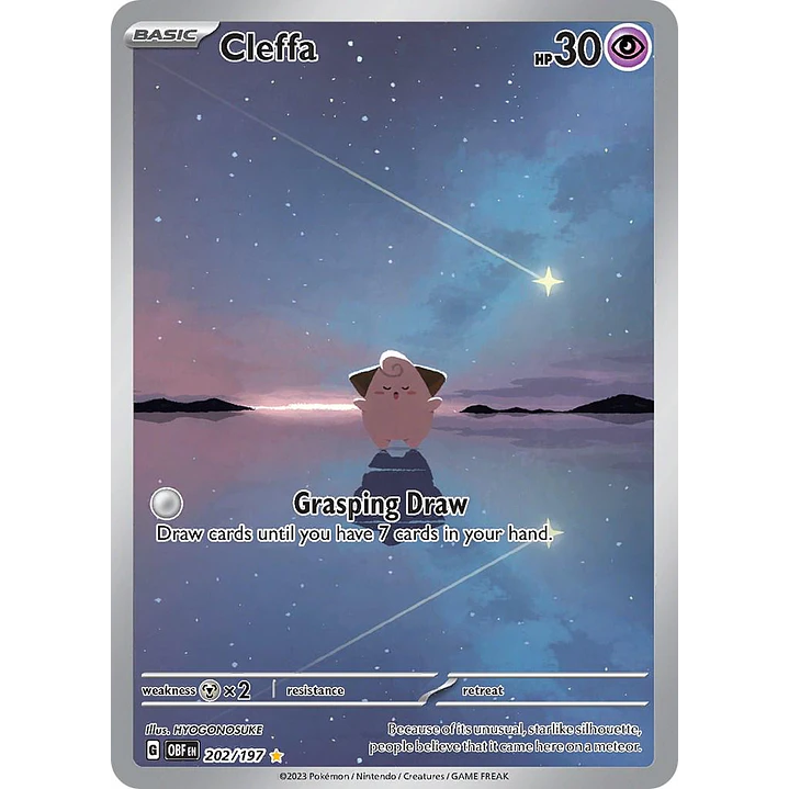 Cleffa #202/197 Pokémon Obsidian Flames 1