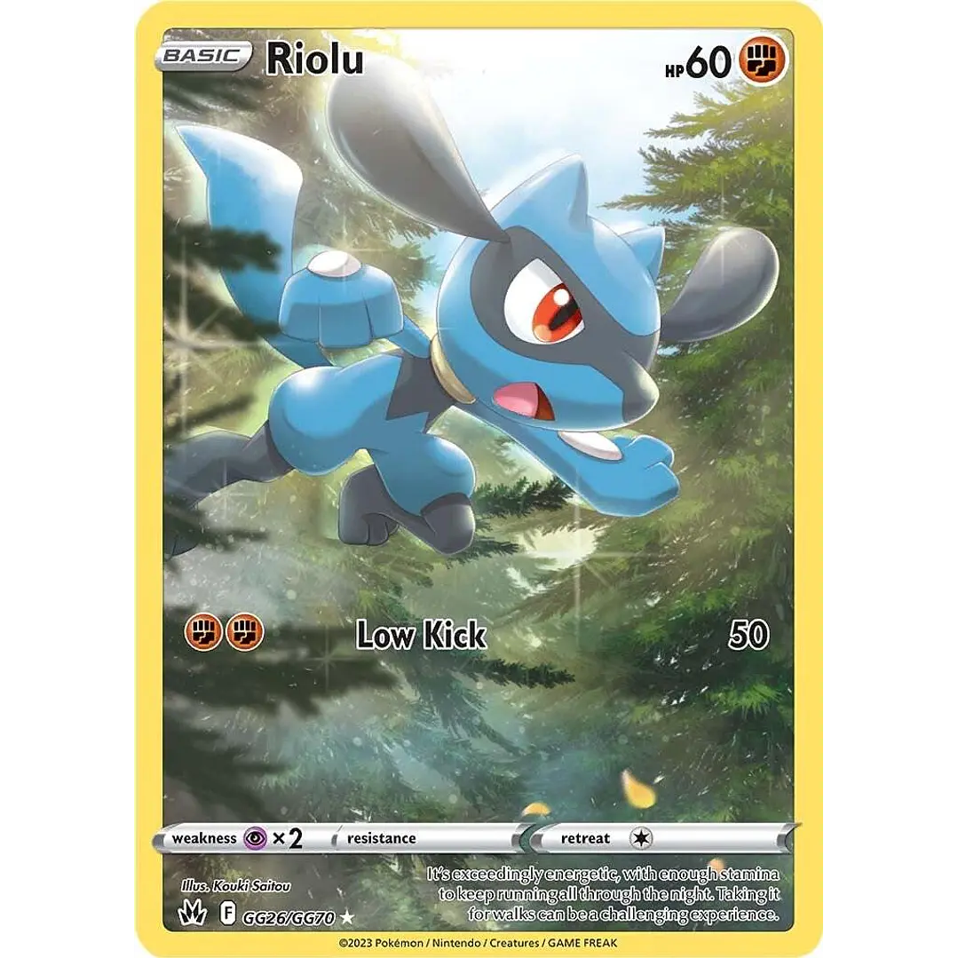Riolu #GG26/GG70 Pokémon Crown Zenith 1