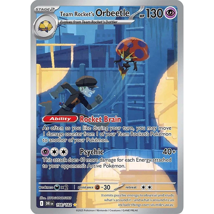 Team Rocket's Orbeetle #198/182 1