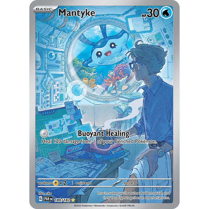 Mantyke #189/182 Pokémon Paradox Rift 1