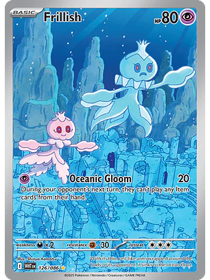 Frillish #126/86 White Flare