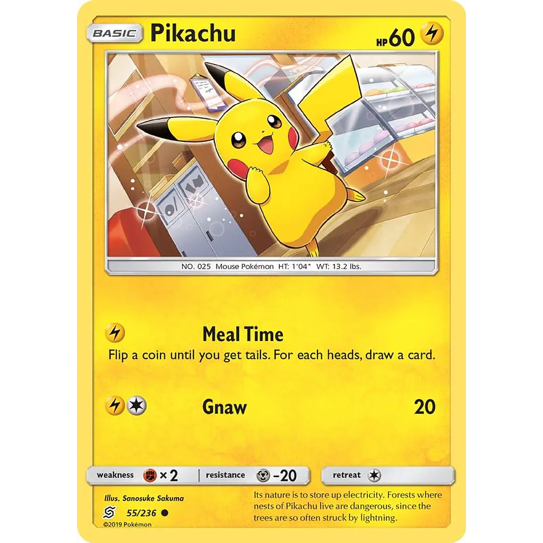 Pikachu #55/236 Pokémon Unified Minds 1