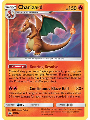 Charizard #SM226 Pokémon Promo