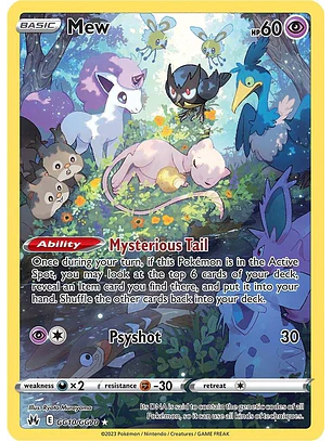 Mew #GG10/GG70 Pokémon Crown Zenith