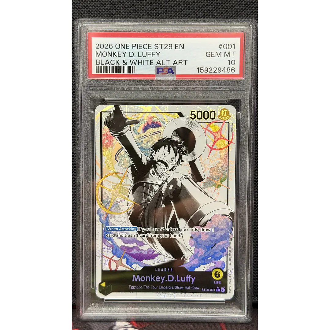Monkey.D.Luffy [Parallel Art] ST29-001  (PSA10) 1