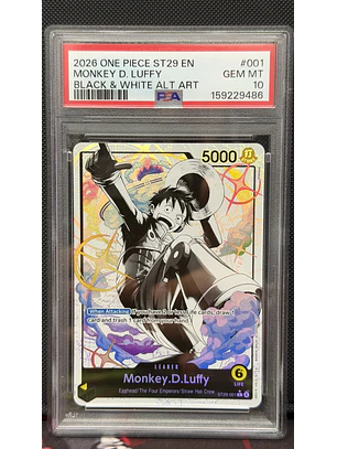 Monkey.D.Luffy [Parallel Art] ST29-001  (PSA10)