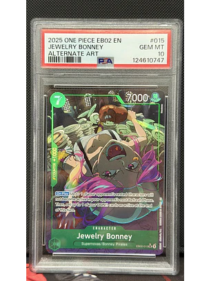 Jewelry Bonney [Alternate Art] EB02-015 (PSA 10)