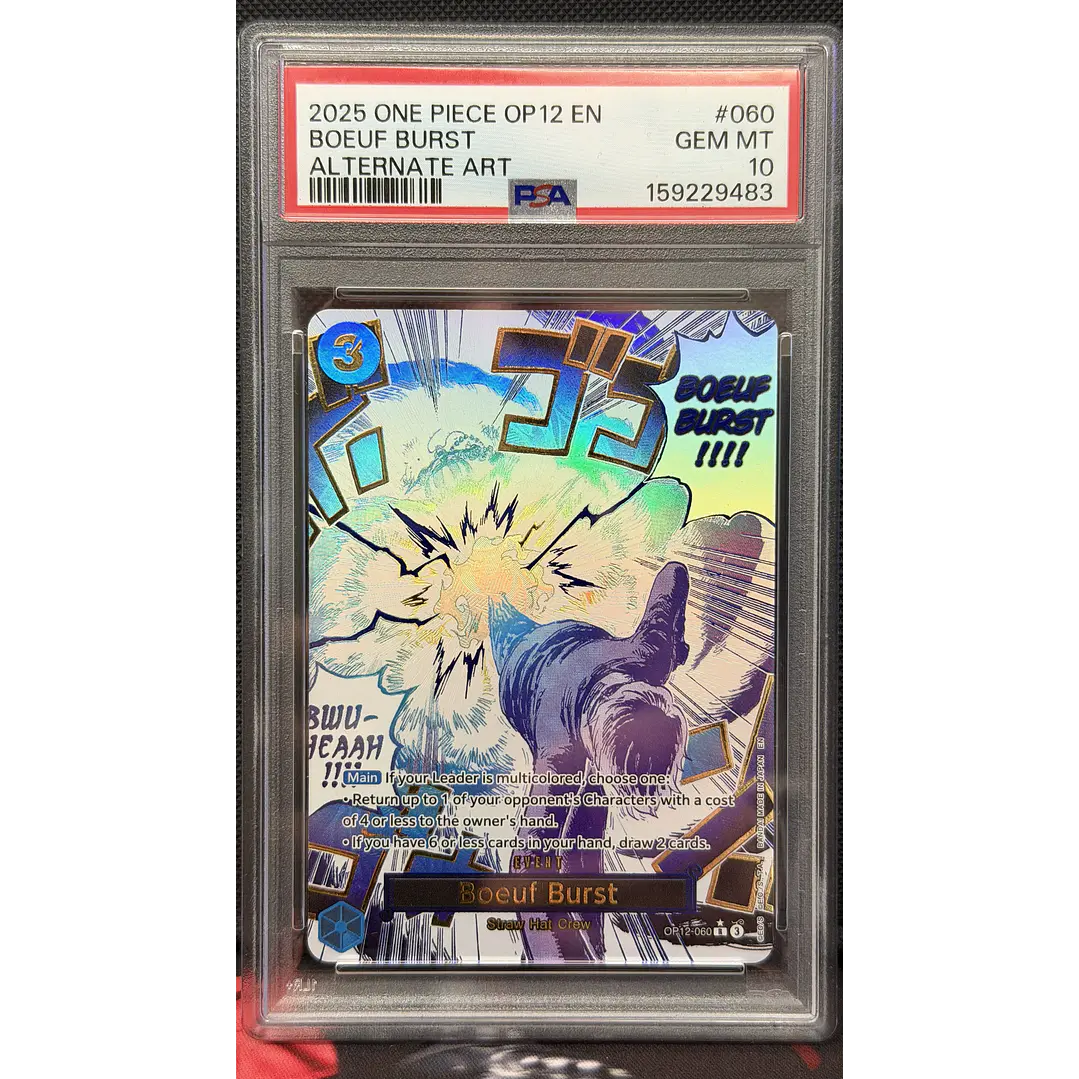 Boeuf Burst [Alternate Art] OP12-060 (PSA 10) 1
