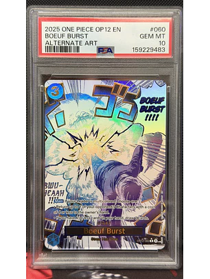 Boeuf Burst [Alternate Art] OP12-060 (PSA 10)