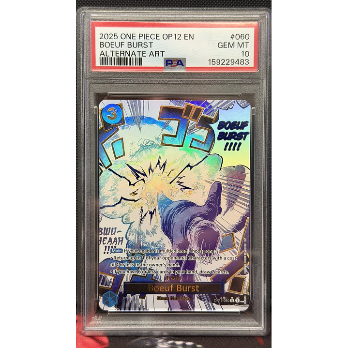 Boeuf Burst [Alternate Art] OP12-060 (PSA 10) 1