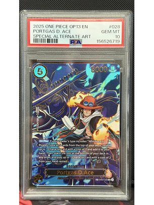 Portgas.D.Ace [SP] EB02-028 (PSA 10)