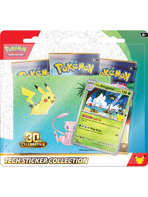 [PREVENTA 16/09/2026] POKÉMON TCG - 30TH CELEBRATION - TECH STICKER COLLECTION (ESPAÑOL)
