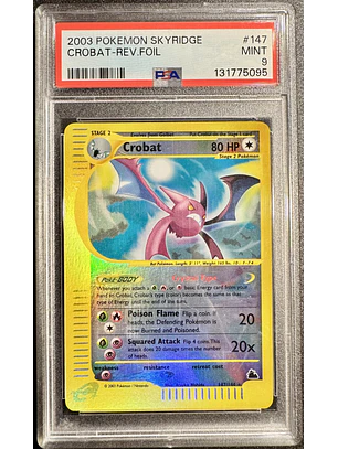 Crobat [Reverse Holo] #147/144 Pokemon Skyridge (PSA 9)