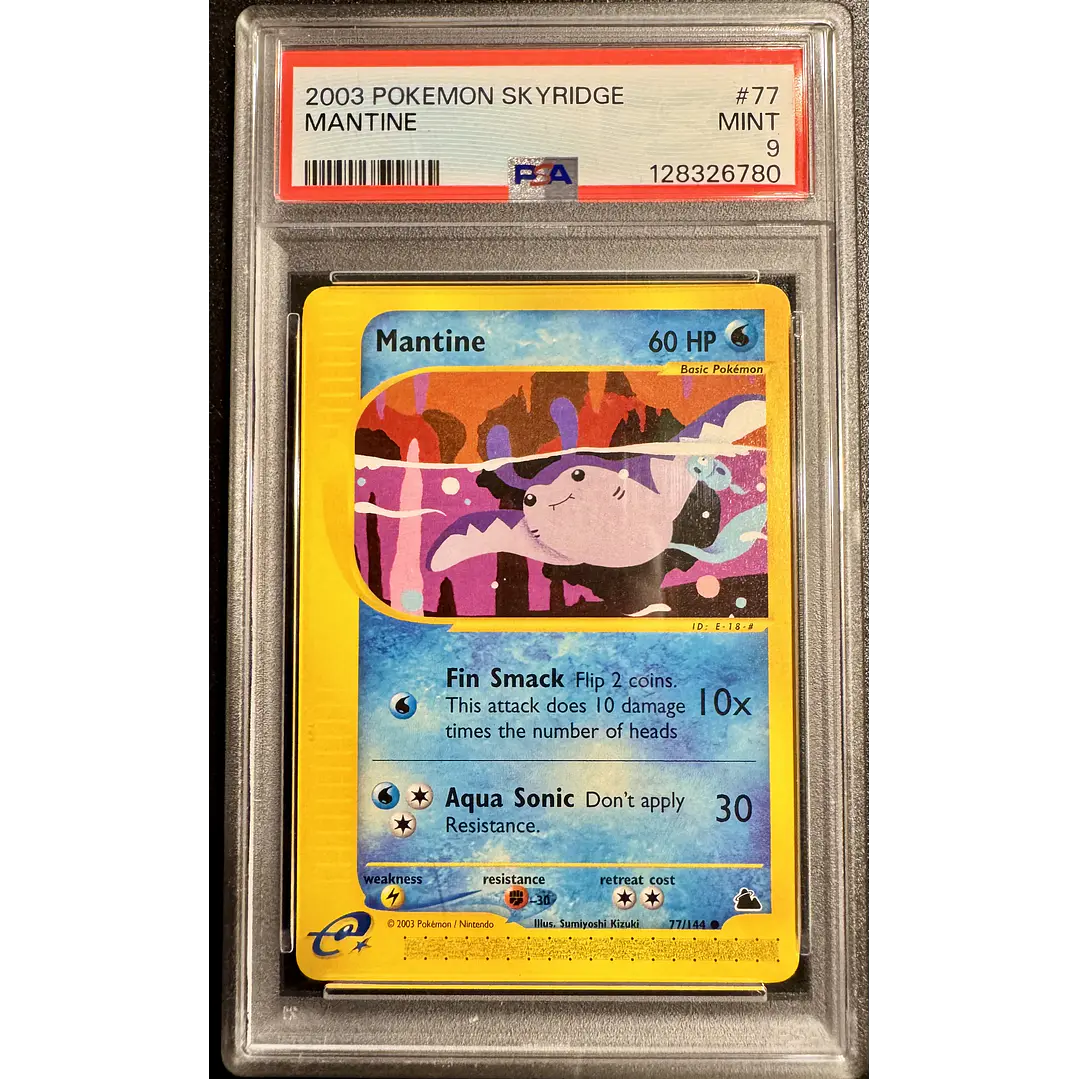 Mantine #77/144 Pokémon Skyridge (PSA 9) 1