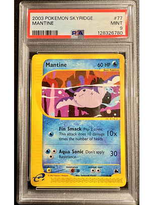 Mantine #77/144 Pokémon Skyridge (PSA 9)