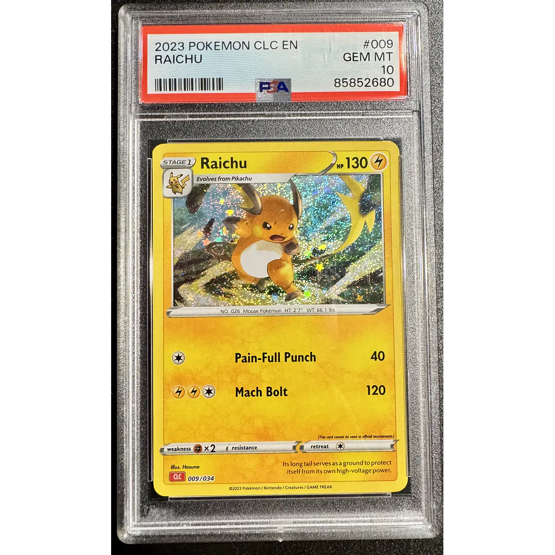 Raichu [Holo] #9/34 Pokémon TCG Classic: Charizard Deck (PSA 10) 1