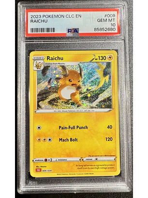 Raichu [Holo] #9/34 Pokémon TCG Classic: Charizard Deck (PSA 10)